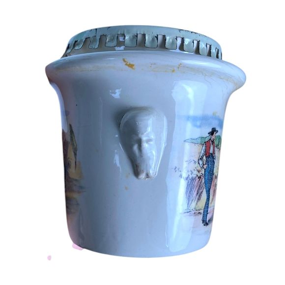 Vintage Simplex France Stoneware Crock with Lid – Classic French Kitchenware(SS) - Picture 6 of 15